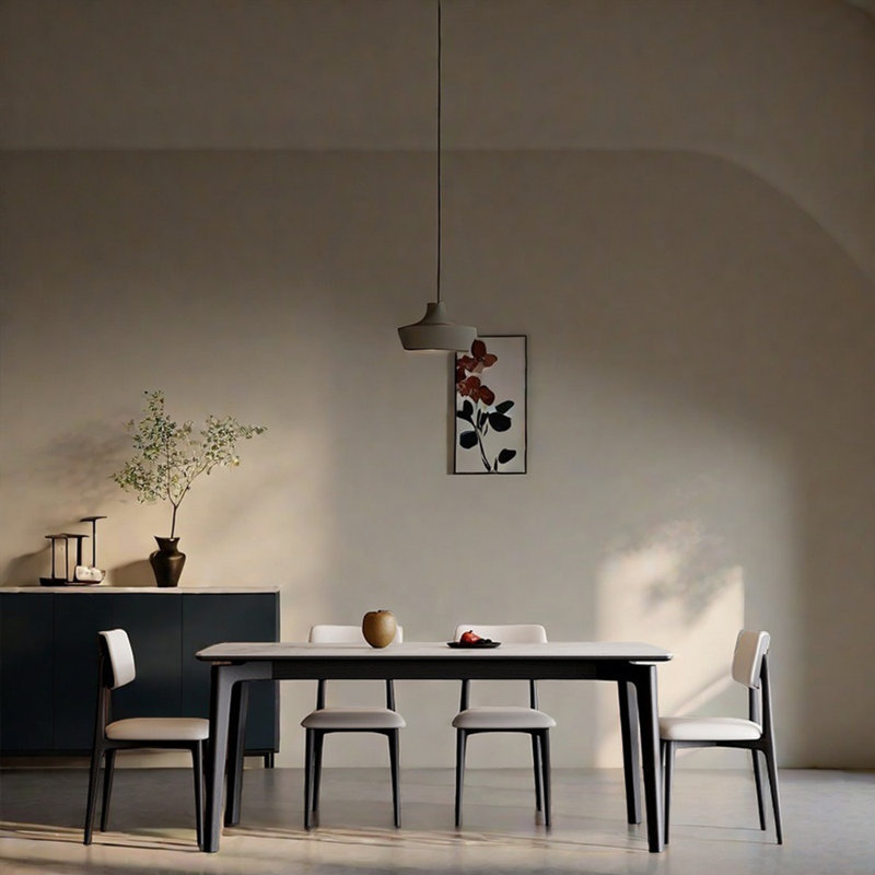 Ensembles de table à manger modernes et simples de style familial, H 29,53 po x L 55,12 po x l 31,5 po