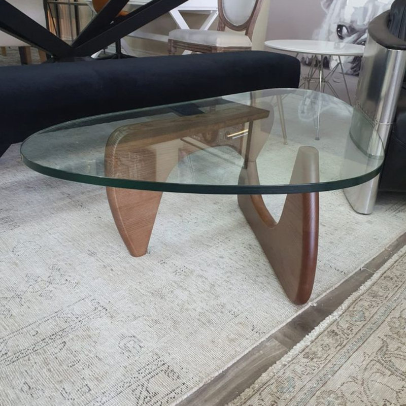 Table basse Trinidad avec base en bois massif