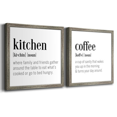" Kitchen Definition " 2 - Pieces