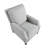 Transitional Style Push Back Reclining Chair
