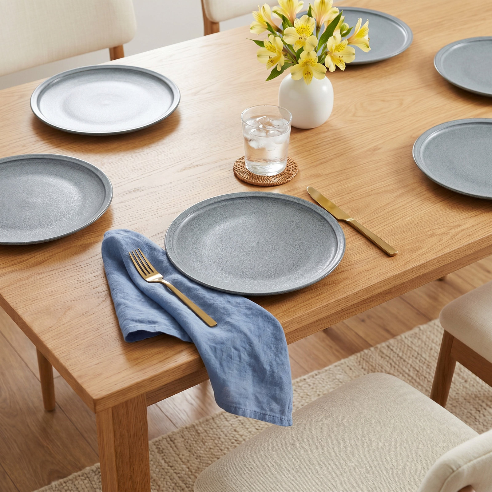 11" Dinner Plate, Blue