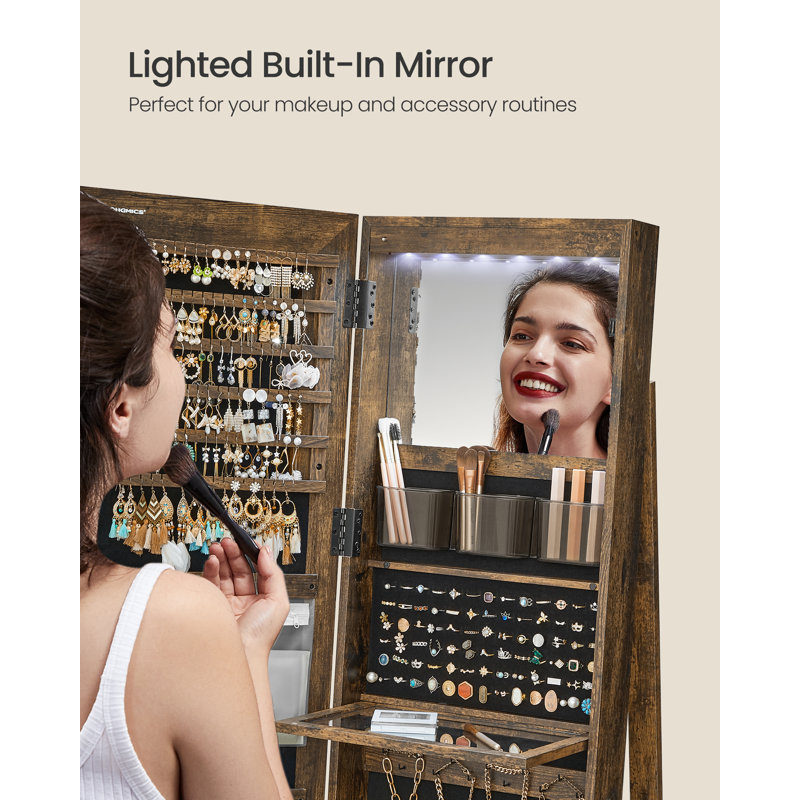 Browdy Freestanding Jewelry Armoire