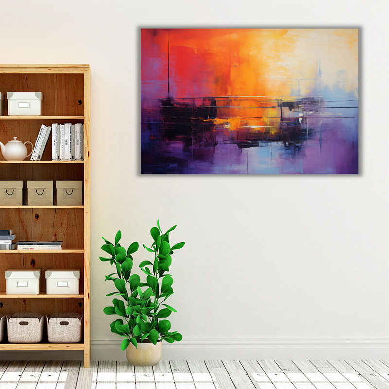 Paysage industriel, H 20 po x l 30 po