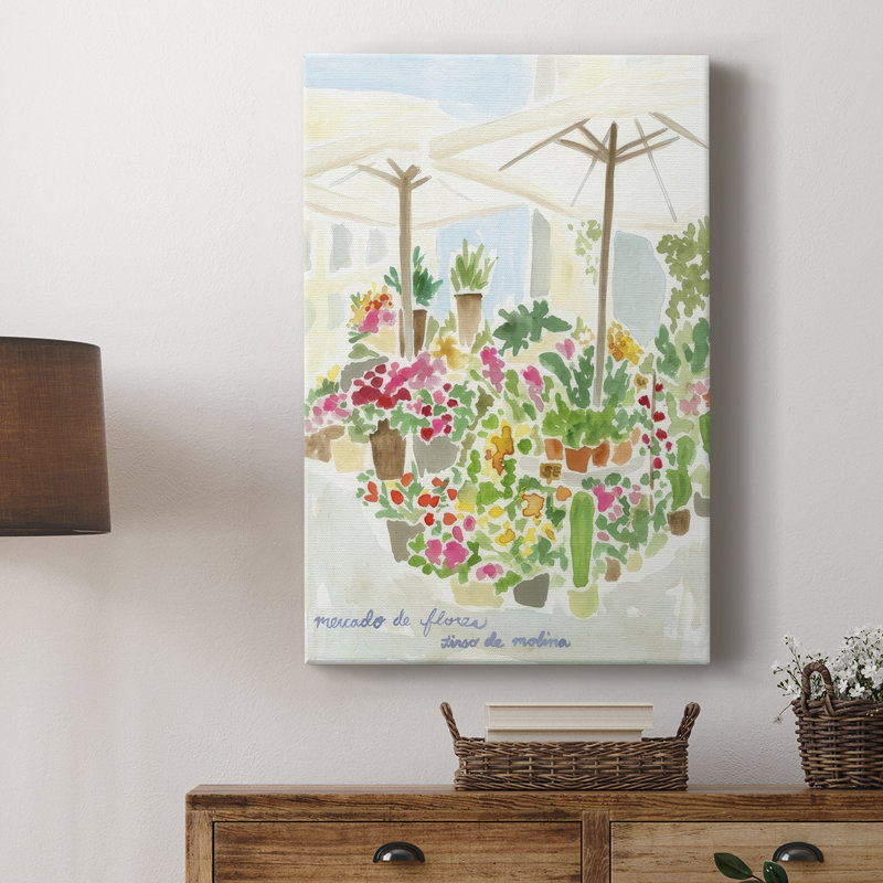 Tirso Flower Market I - galerie sur mesure, H 27 po x l 18 po