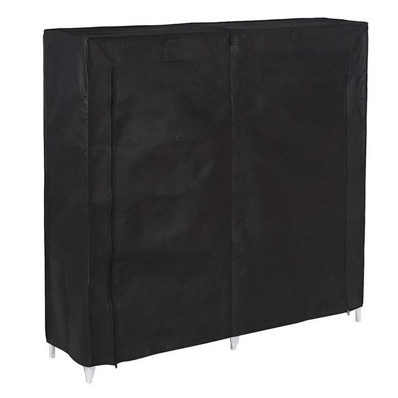 Armoire de rangement pour chaussures 36 paires, Noir
