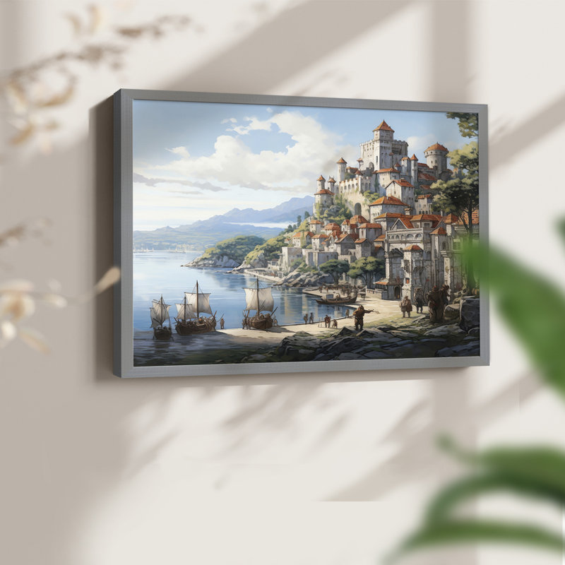 Landscape Series-XC -Framed Print - Restickable, 11" H x 14" W, Gray