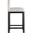 Conrad Letcher Linen Textured Fabric Counter Stool-1357421419