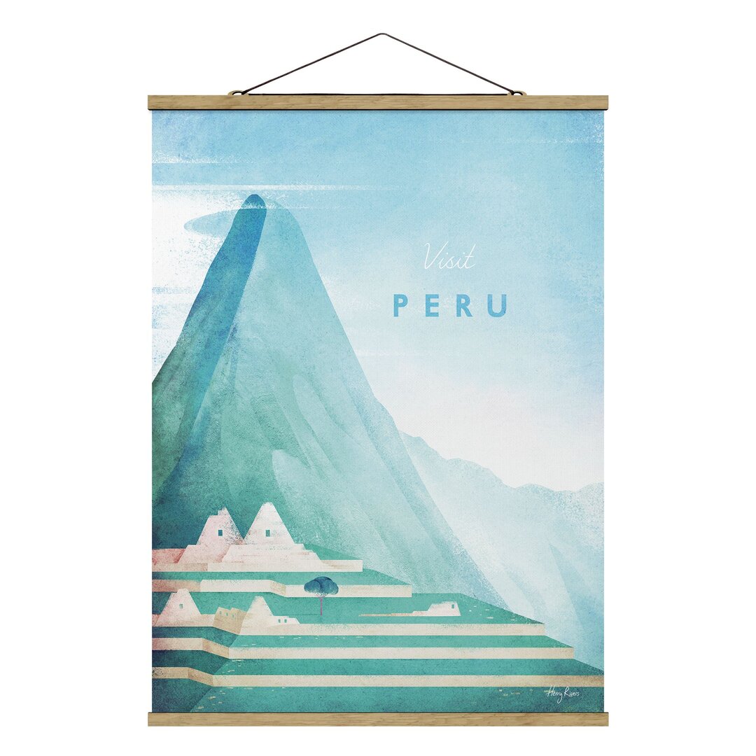 Grafikdruck Travel Poster - Peru