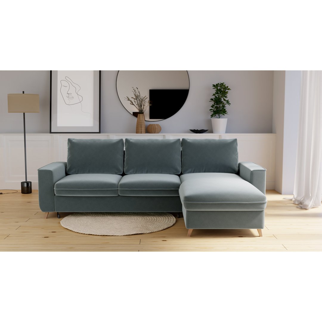 Ecksofa Pugmire mit Bettfunktion