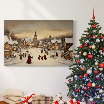 Christmas Holiday Art - Gallery Wrapped Canvas-Series 3-CXVIII