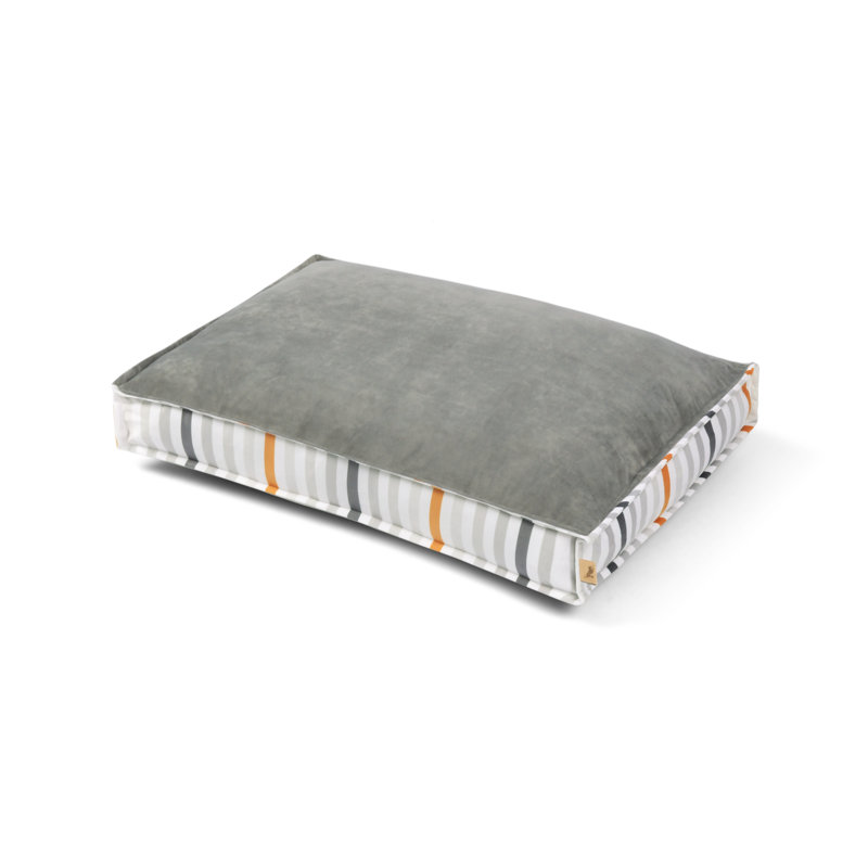 Coussin Boxy Bed, L 42 po x P 31 po x H 5 po, Gris huître