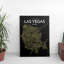 « las vegas city map », reproduction d’impression sur affiche en contraste-31735248