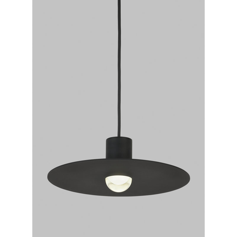 Eaves 1 - Light LED Pendant, Nightshade Black