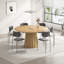 Table de salle à manger en bois massif-81690161-81690165