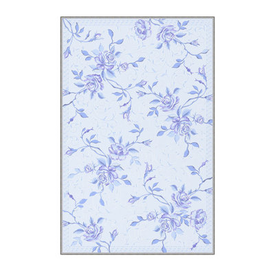Stylish Hall Carpet (39.4 x 78.7 inches), 100% Polyester, 0.3 in Pile Height | Antibacterial, Non-Slip Underside, Machine Washable | 3D Digital Printed Design, Durable & Soft for Home Décor