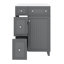 Meuble-lavabo 24 po avec lavabo en céramique, meuble-lavabo autoportant moderne avec porte à 2 tiroirs-1443205775