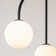 Bradrick 6 - Light Glass Bubble Dimmable Sputnik Sphere Chandelier