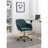 Modern Teddy Fabric Material Adjustable Height 360 Revolving Home Office Chair With Metal Legs Universal Wheel For Indoor-1282921122