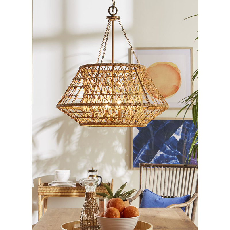 Cathrine 4 - Light Dimmable Geometric Chandelier
