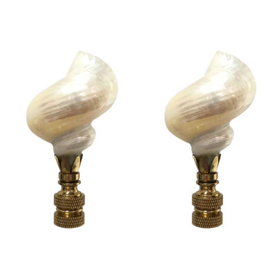Faiteau de lampe en coquillage naturel