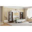 Lit escamotable mural avec placard, tiroirs et table Murphy-1330801061