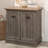 Utility Stand With Adjustable Shelves, Brown Finish