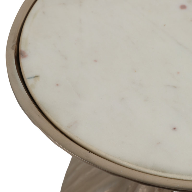 Plateau de table en marbre Fairchild, H 22 po x l 13 po x P 13 po