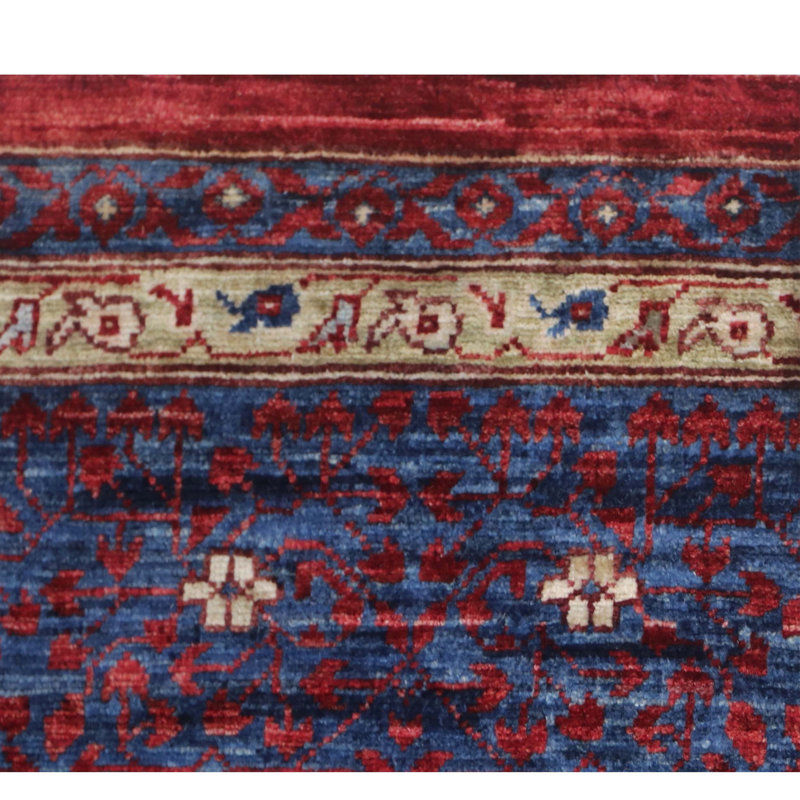 Tapis rectangulaire en laine 9 pi 9 po x 13 pi 9 po One-of-a-Kind