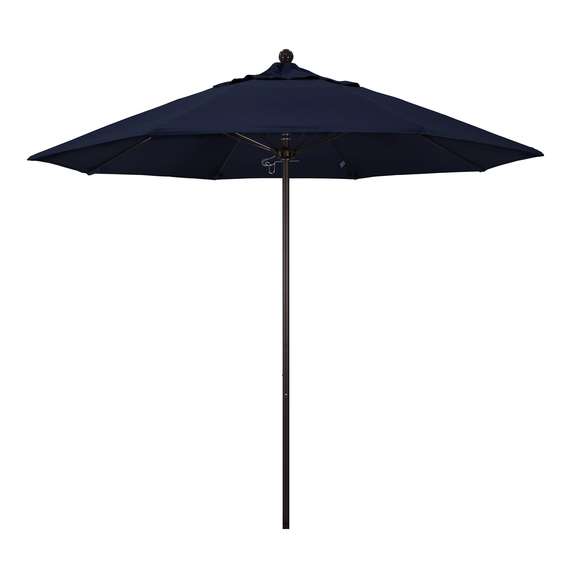 Hibo 108'' Sunbrella® Outdoor Umbrella, Canvas Navy Sunbrella® Canvas