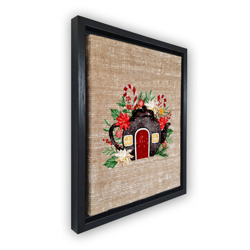 Peinture décorative sur toile encadrée, H 38,2 po x l 26,4 po, Noir