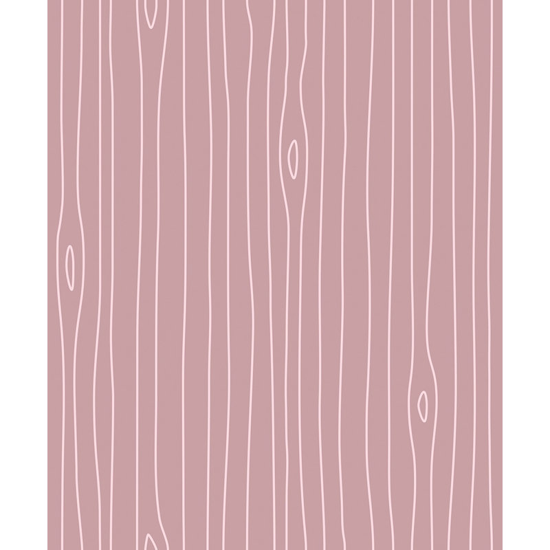 Jaser 10m x 52cm Matte Wallpaper Roll, Pink