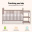 Lit de bébé convertible 4-en-1 Peckham-999143572