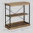 Modern Style Bookshelf with Metal Frame