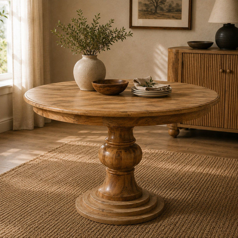 Round Turned Dining Table