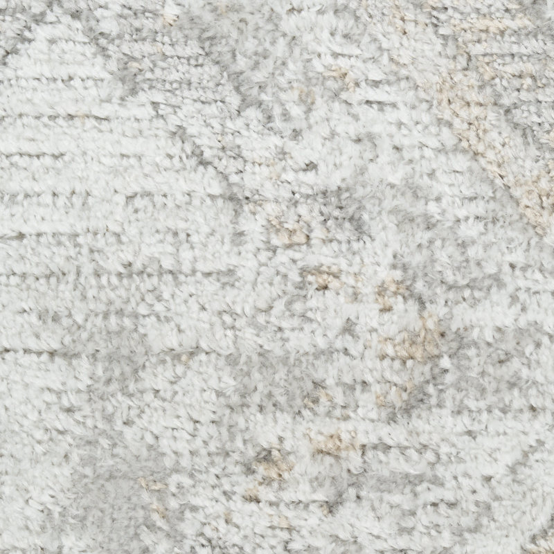 Lafever 5'3" x 7' Grey Modern Indoor Rug, Rectangle 5'3" x 7'