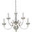 Ballenton 5-Light Indoor Brushed Nickel Classic/Traditional Candelabra Chandelier-24081179