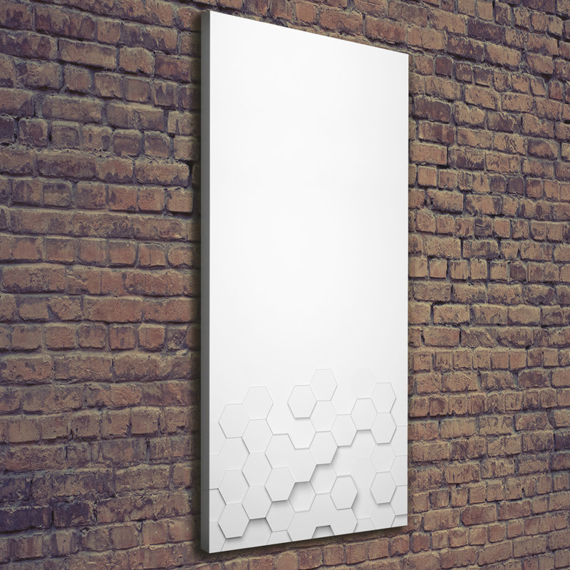 Hexagons Background - Wrapped Canvas Print