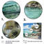«Dominicain Serenity in Saona», reproduction sur toile-91648320-91648322