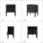 Timar 27" H 2-Drawer Solid Wood Nightstand-103484648