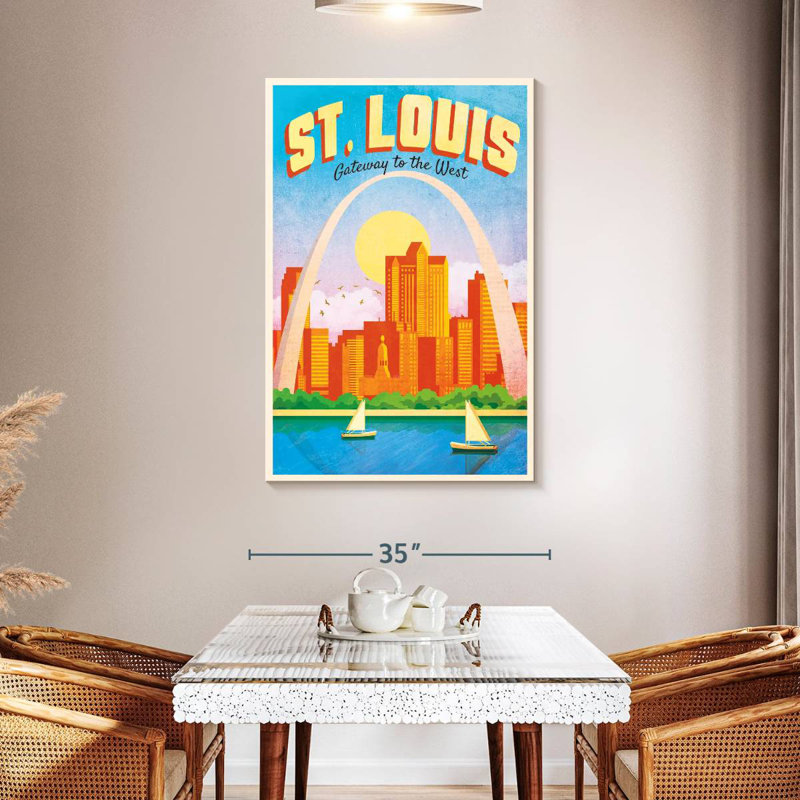 Affiche St. Louis Gateway, H 48 po x l 32 po