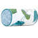 Housse et insert de coussin en coton Clementine
