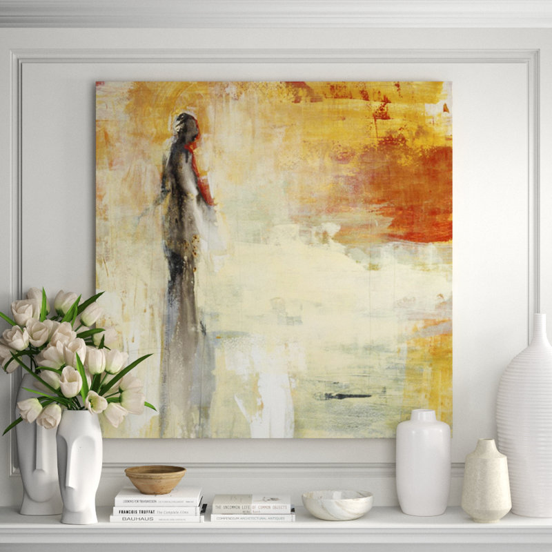 Figure III Print, Glass Coat, 47" H x 47" W
