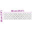 Silver Aluminium Stair Treads Rectangular-1426036007