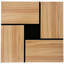 Table basse Hearth & Haven Wallace avec 4 compartiments de rangement cachés, brun