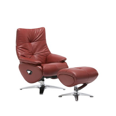 Wanamaker Upholstered Swivel Recliner