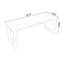 Bureau rectangulaire en bois massif brun clair-616290635
