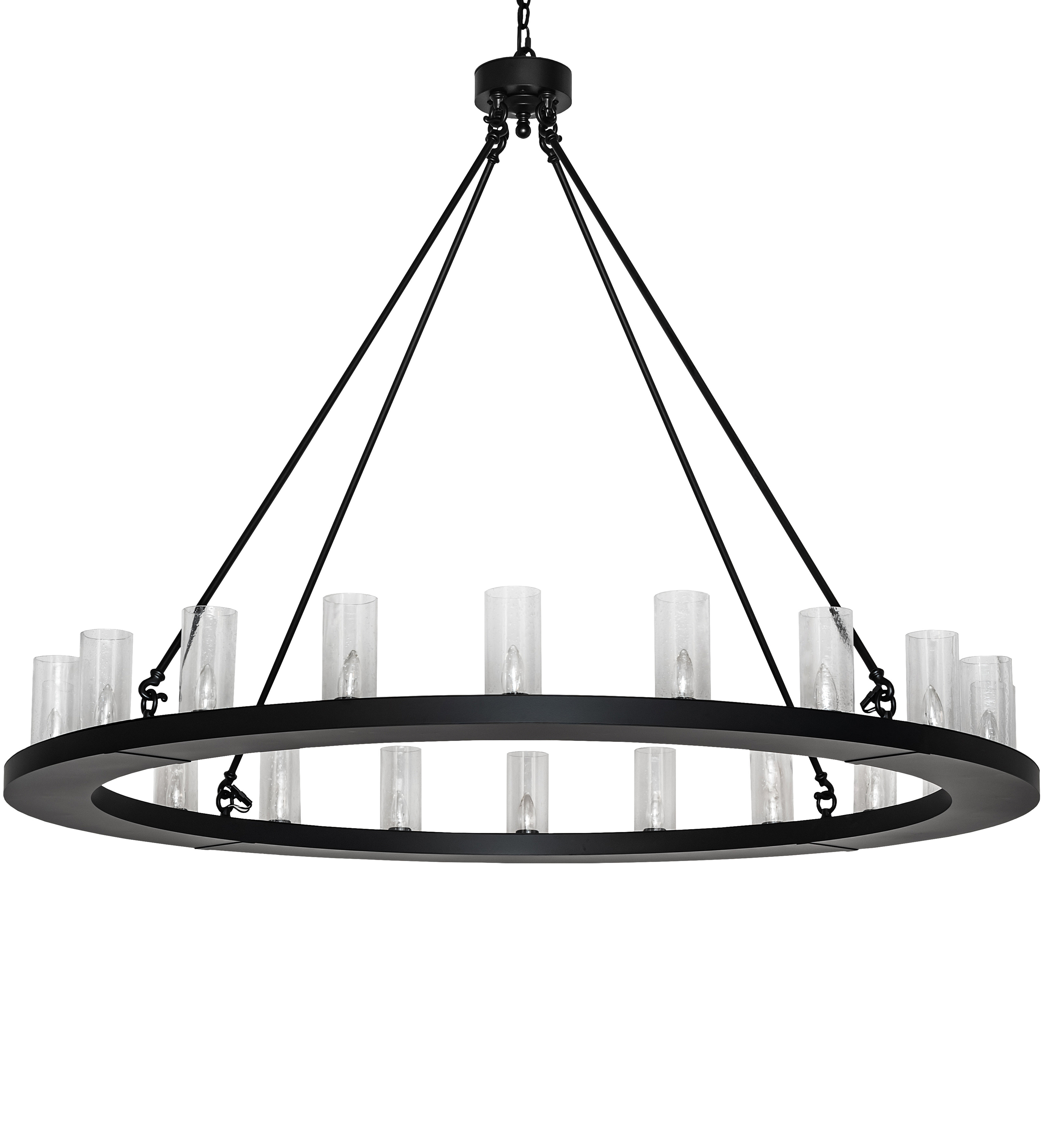 Gracie Oaks Anavey 20 - Light Wagon Wheel Chandelier | Wayfair