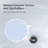 41'' x 41'' Freestanding Whirlpool Heated Acrylic Round Bathtub with Integrated Seat,Non-Slip Design