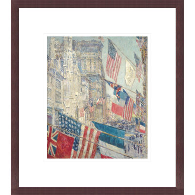 «Allies Day May 1917» par Childe Hassam, impression giclée encadrée