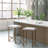 Backless Upholstered Counter Stool 26"H